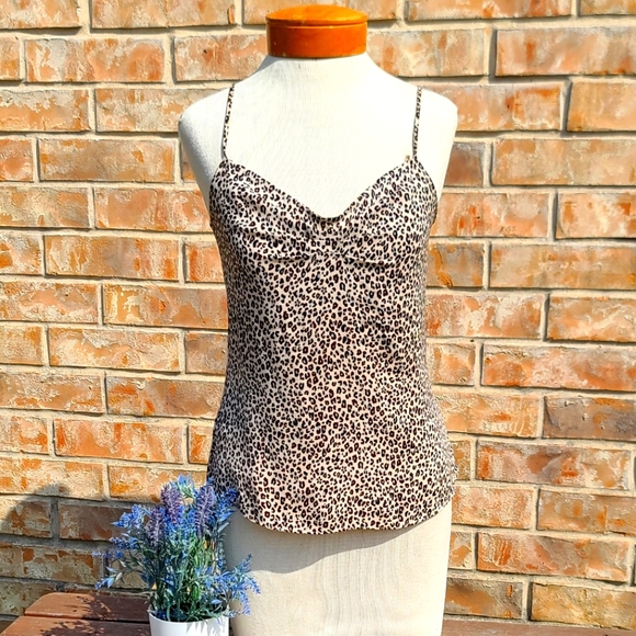 DVF leopard print silk tank - Picture 1 of 4